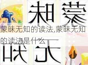 蒙昧无知的读法,蒙昧无知的读法是什么