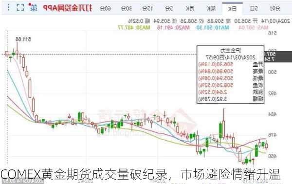 COMEX黄金期货成交量破纪录，市场避险情绪升温