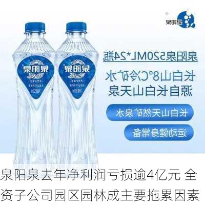 泉阳泉去年净利润亏损逾4亿元 全资子公司园区园林成主要拖累因素