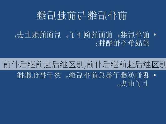 前仆后继前赴后继区别,前仆后继前赴后继区别