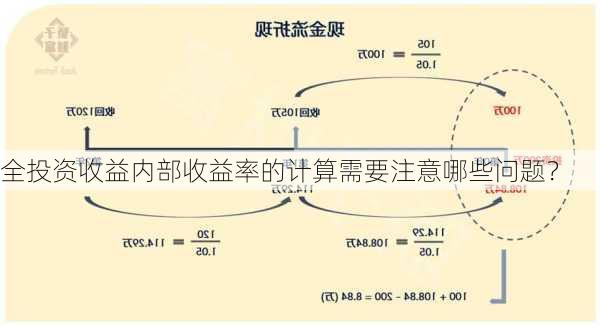 全投资收益内部收益率的计算需要注意哪些问题？