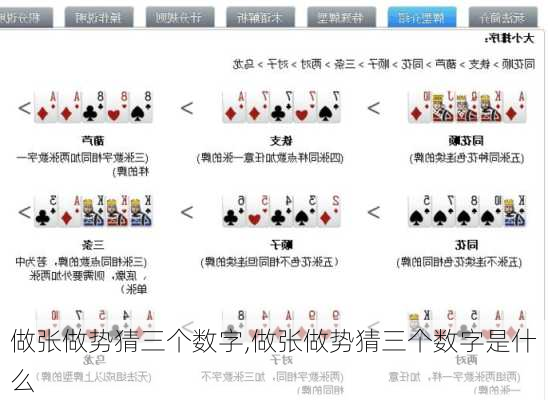 做张做势猜三个数字,做张做势猜三个数字是什么