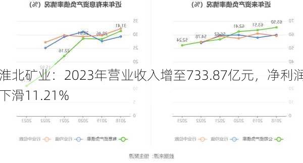 淮北矿业：2023年营业收入增至733.87亿元，净利润下滑11.21%