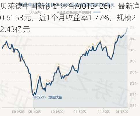 贝莱德中国新视野混合A(013426)：最新净值0.6153元，近1个月收益率1.77%，规模22.43亿元