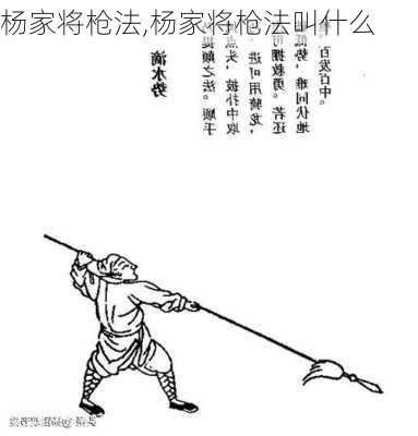 杨家将枪法,杨家将枪法叫什么