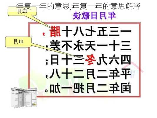 年复一年的意思,年复一年的意思解释