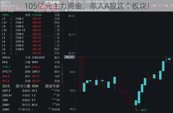 105亿元主力资金，杀入A股这个板块！