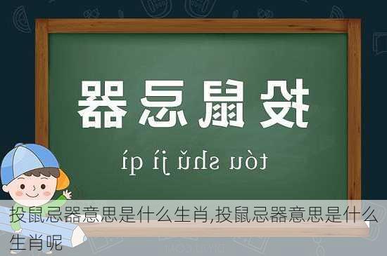 投鼠忌器意思是什么生肖,投鼠忌器意思是什么生肖呢