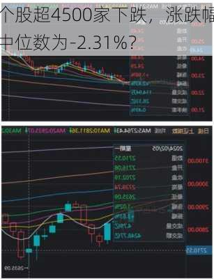 个股超4500家下跌，涨跌幅中位数为-2.31%？