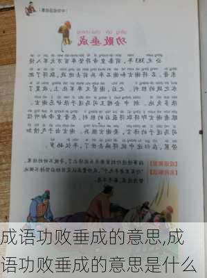 成语功败垂成的意思,成语功败垂成的意思是什么