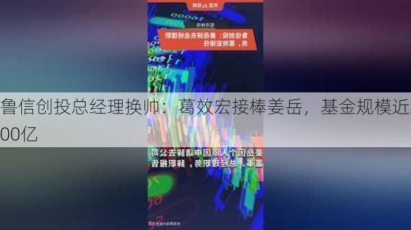 鲁信创投总经理换帅：葛效宏接棒姜岳，基金规模近200亿