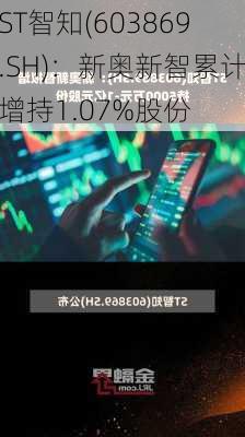 ST智知(603869.SH)：新奥新智累计增持1.07%股份