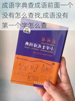 成语字典查成语前面一个没有怎么查找,成语没有第一个字怎么查