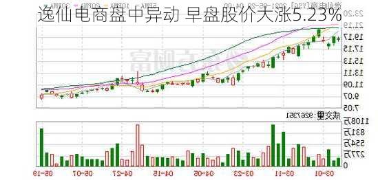 逸仙电商盘中异动 早盘股价大涨5.23%