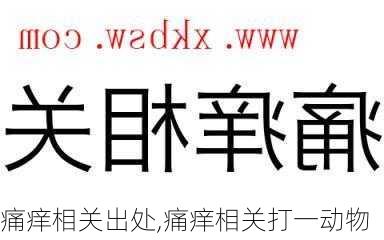 痛痒相关出处,痛痒相关打一动物