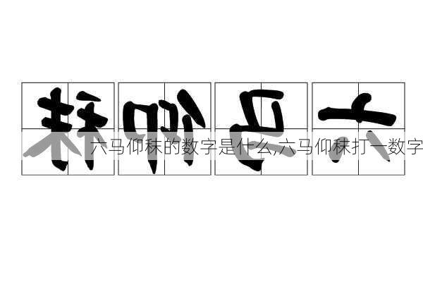 六马仰秣的数字是什么,六马仰秣打一数字