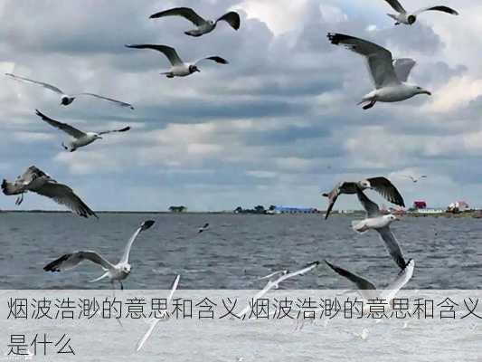 烟波浩渺的意思和含义,烟波浩渺的意思和含义是什么