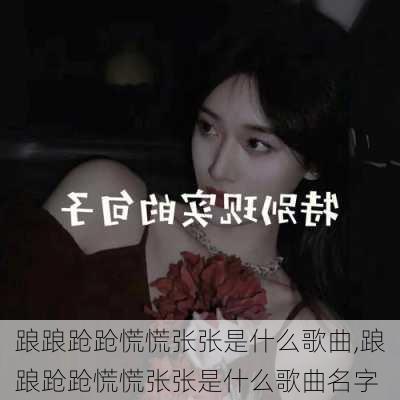 踉踉跄跄慌慌张张是什么歌曲,踉踉跄跄慌慌张张是什么歌曲名字