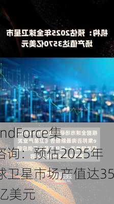 TrendForce集邦咨询：预估2025年全球卫星市场产值达3570亿美元