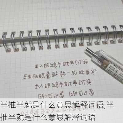 半推半就是什么意思解释词语,半推半就是什么意思解释词语