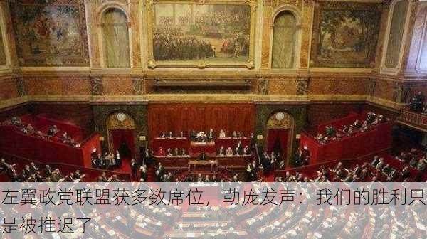 左翼政党联盟获多数席位，勒庞发声：我们的胜利只是被推迟了