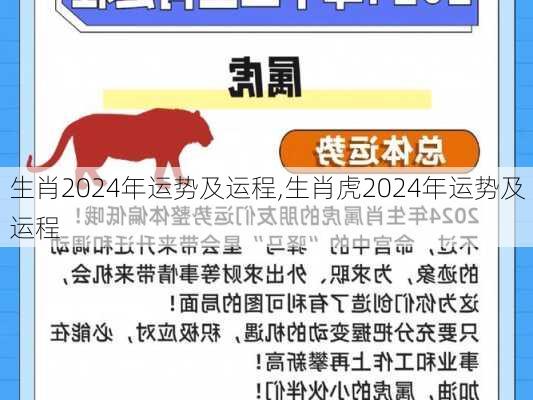 生肖2024年运势及运程,生肖虎2024年运势及运程