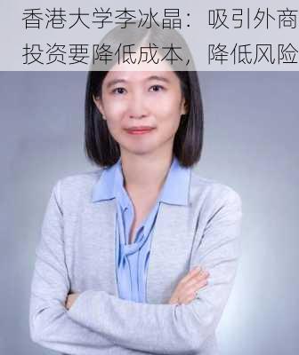 香港大学李冰晶：吸引外商投资要降低成本，降低风险