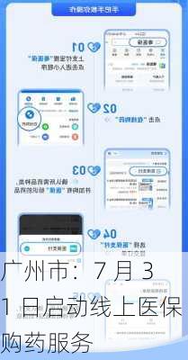 广州市：7 月 31 日启动线上医保购药服务
