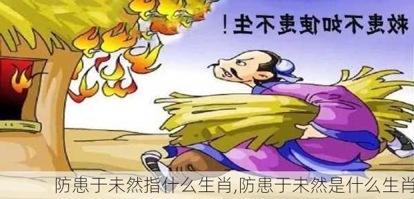 防患于未然指什么生肖,防患于未然是什么生肖