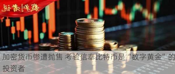 加密货币惨遭抛售 考验信奉比特币是“数字黄金”的投资者