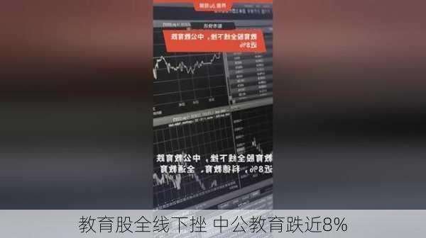 教育股全线下挫 中公教育跌近8%