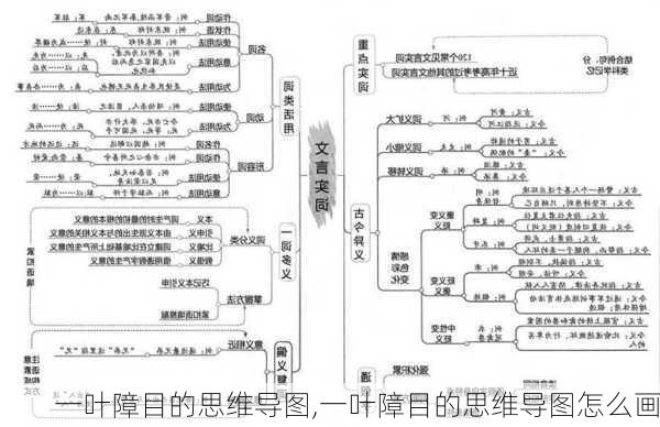 一叶障目的思维导图,一叶障目的思维导图怎么画