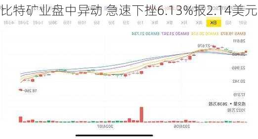 比特矿业盘中异动 急速下挫6.13%报2.14美元