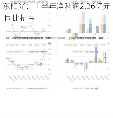 东阳光：上半年净利润2.26亿元 同比扭亏