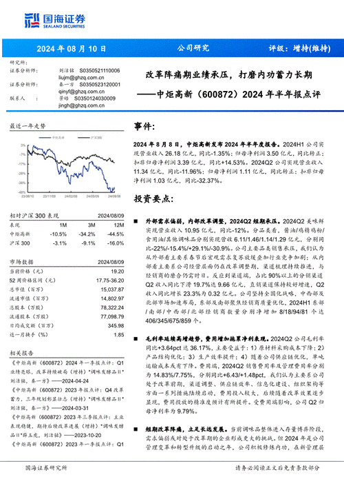 国海证券给予嘉诚国际增持评级，2024年半年报点评：收入稳步增长，财务费用增加拖累公司业绩