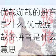 优哉游哉的拼音是什么,优哉游哉的拼音是什么意思