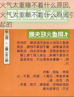 火气太重睡不着什么原因,火气太重睡不着什么原因引起的