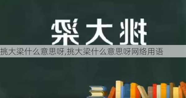 挑大梁什么意思呀,挑大梁什么意思呀网络用语