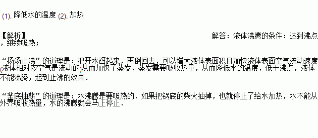 扬汤止沸和釜底抽薪根本区别,扬汤止沸和釜底抽薪的区别