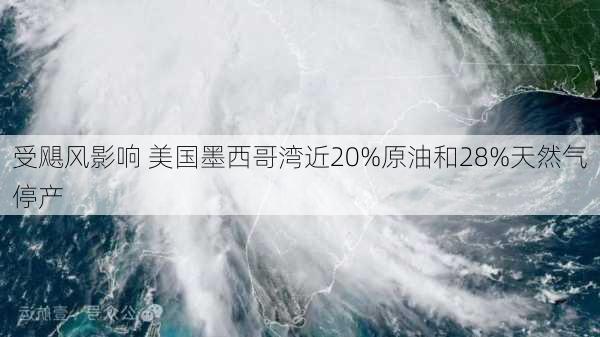 受飓风影响 美国墨西哥湾近20%原油和28%天然气停产