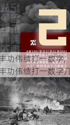 丰功伟绩打一数字,丰功伟绩打一数字几