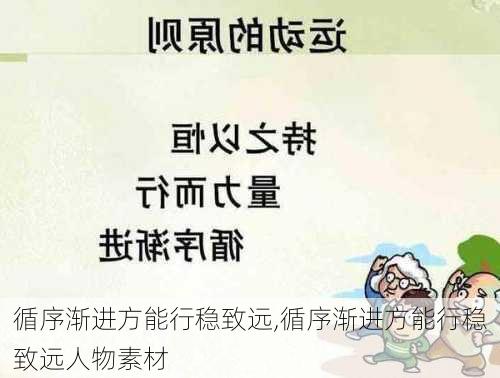 循序渐进方能行稳致远,循序渐进方能行稳致远人物素材