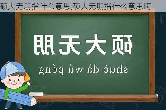 硕大无朋指什么意思,硕大无朋指什么意思啊