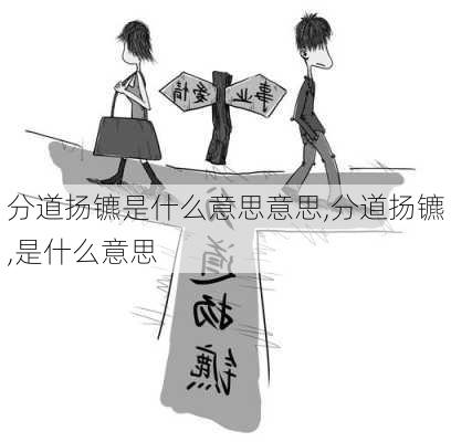 分道扬镳是什么意思意思,分道扬镳,是什么意思