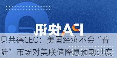 贝莱德CEO：美国经济不会“着陆” 市场对美联储降息预期过度