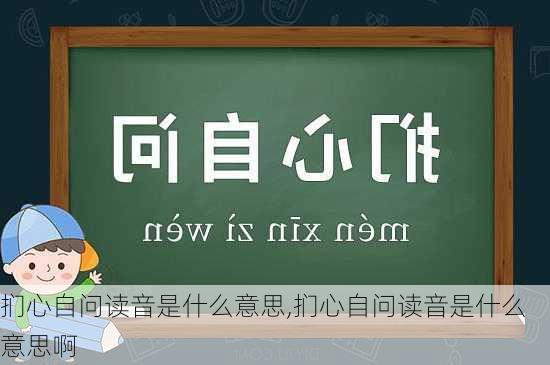 扪心自问读音是什么意思,扪心自问读音是什么意思啊