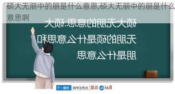 硕大无朋中的朋是什么意思,硕大无朋中的朋是什么意思啊