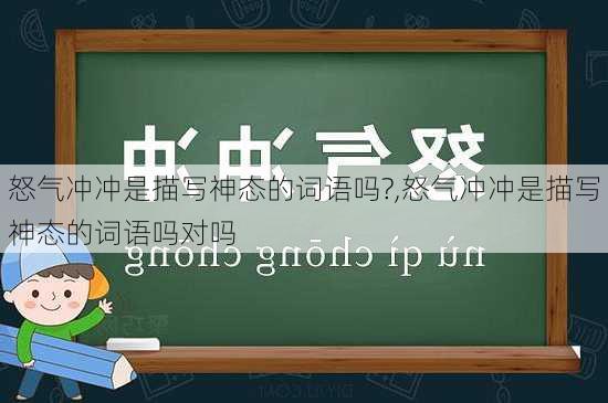 怒气冲冲是描写神态的词语吗?,怒气冲冲是描写神态的词语吗对吗