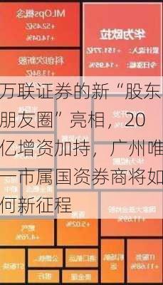 万联证券的新“股东朋友圈”亮相，20亿增资加持，广州唯一市属国资券商将如何新征程