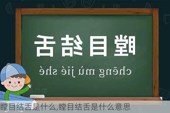 瞠目结舌是什么,瞠目结舌是什么意思